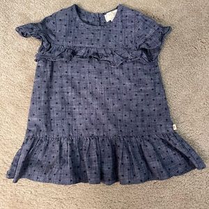 Kate Spade Toddler Dress Size 2T Like New Dot Denim Dress
